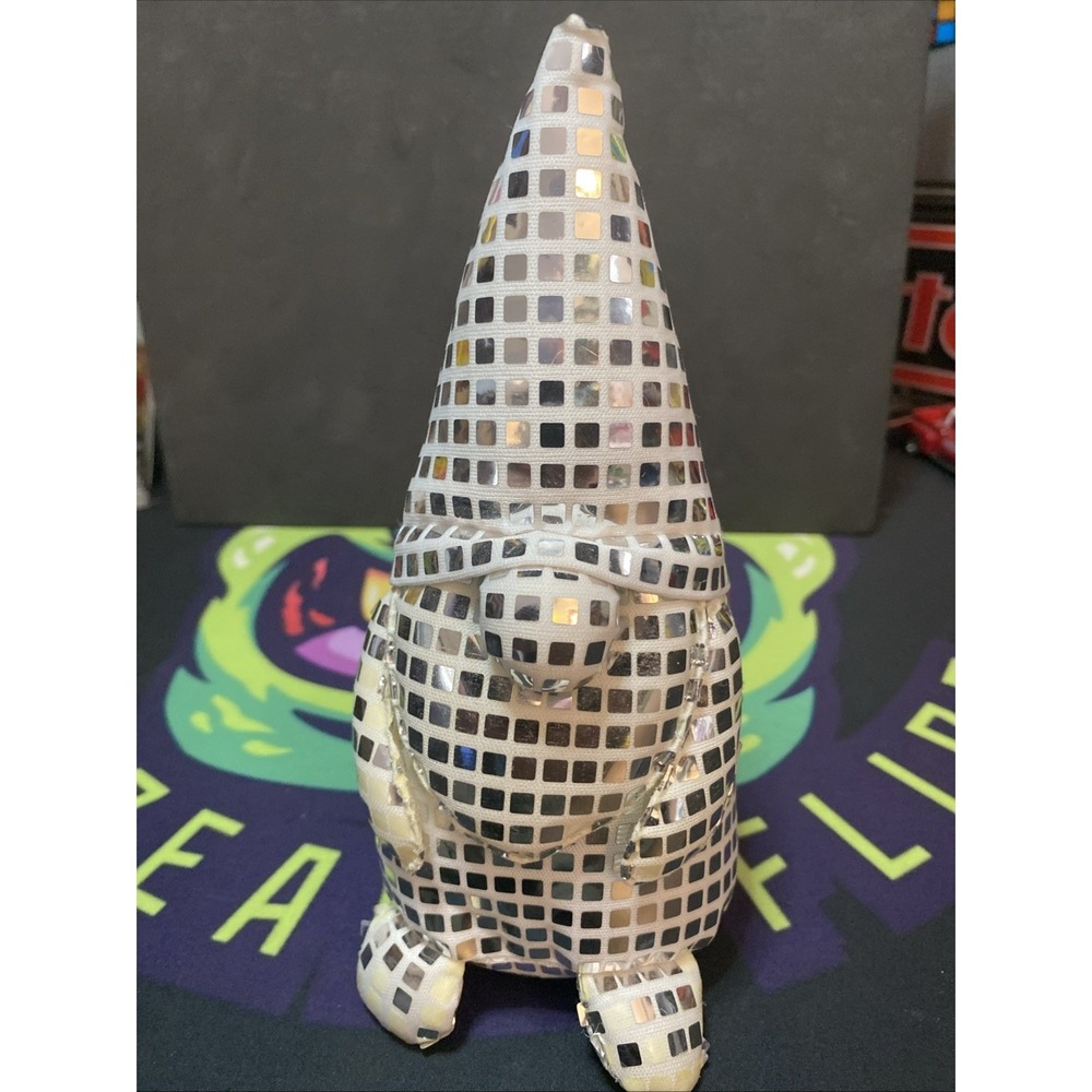 TARGET BULLSEYE DISCO BALL SILVER GNOME Silver Toy Stuffed C1